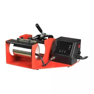 Estampadora  Sublimadora  Manual Microtec Lmp-10c 4 En 1  Roja Y Negra 120v/220v