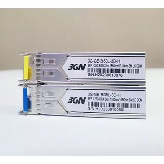 Transceiver Sfp 1.25gb Bidi 03km 1310/1550nm Sm Lc Ddm