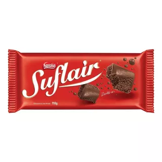 Chocolate Suflair Ao Leite 16 Unidades De 80 Gramas Cada