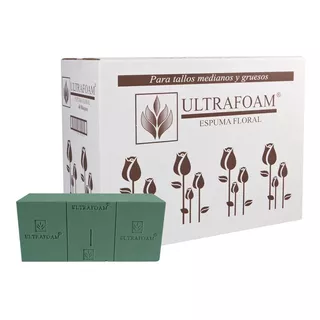 Espuma Floral Ultrafoam - Caja Por - Unidad a $1788