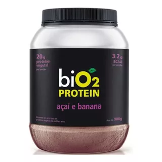 Proteína Pó De Arroz Vegana Açai E Banana Bio2 908g