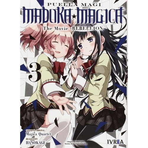 Madoka Magica The Rebellion Story 03 - Magica Quarte, de Magica Quartet. Editorial IVREA ESPAÑA en español