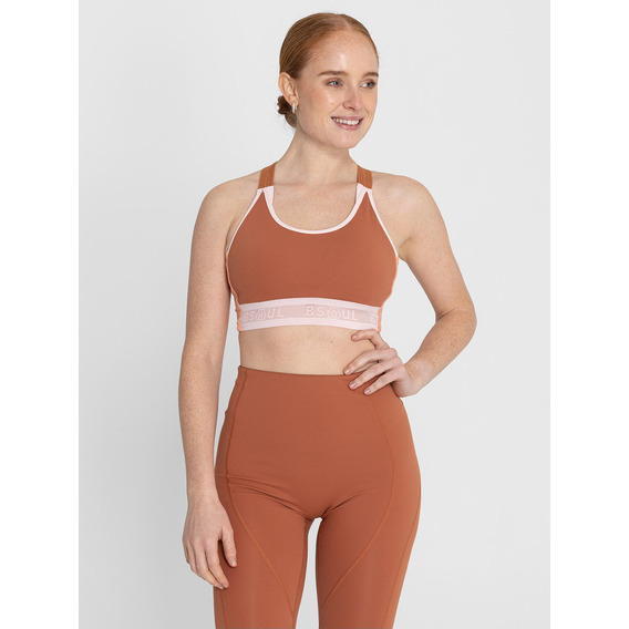 Top Bsoul Para Mujer Bra Aura Ls Naranja