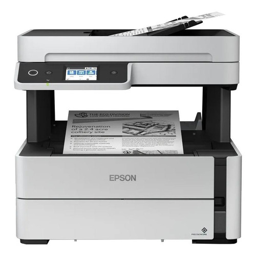 Impresora multifunción Epson EcoTank M3170 con wifi blanca y negra 100V/240V