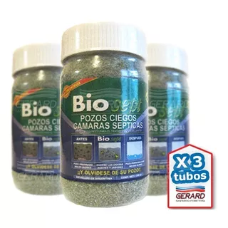 Bactericida Biosept Tratamiento De Pozo Ciego/negro X3 Tubos