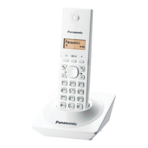 Teléfono Inalámbrico Panasonic Kx-tg1711mew, Lcd Color Blanco