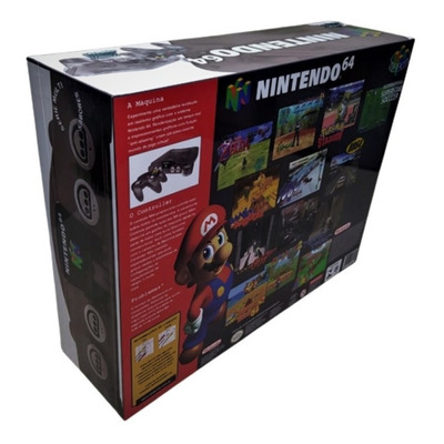 Caixa Nintendo 64 Sabores - Jabuticaba De Madeira Mdf