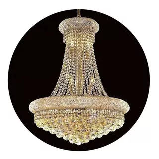 Lustre Cristal Imperial Lampadas Leds Grátis Bivolt