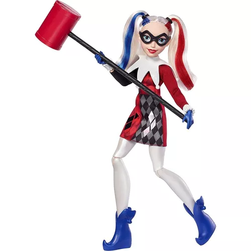 Bonecas dc super hero girls harley quinn arlequina 30 cm mattel extra extra  extra extra, extra