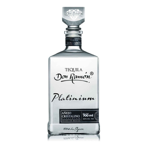 Tequila Don Ramón Añejo Cristalino Platinium 750ml