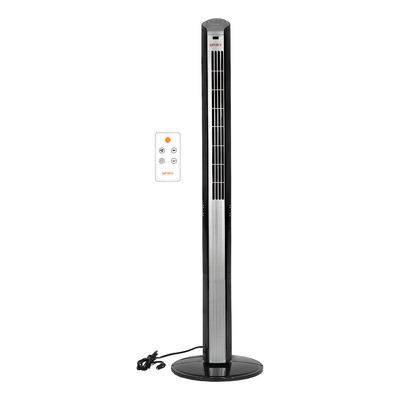 Ventilador Torre Spirit Maxximos Elegant Ts1200 Preto Prata 127v