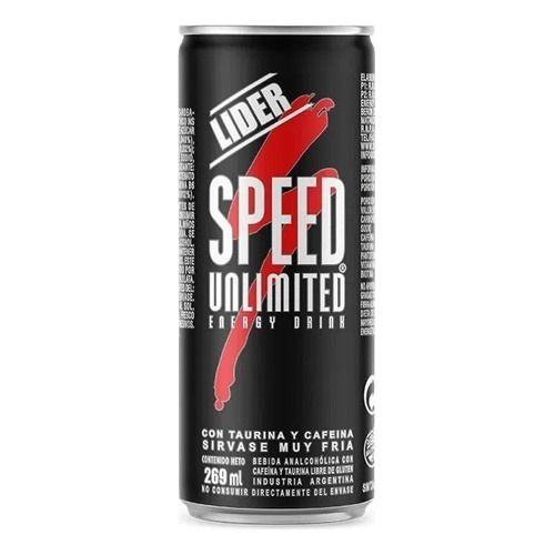 Speed Energizante Unlimited Lata 269 Ml.