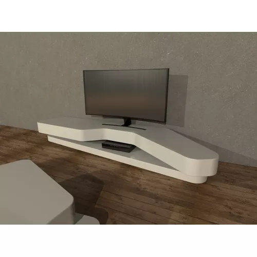 Mueble Modular Organizador Tv Industrial Hierro 180x35x180