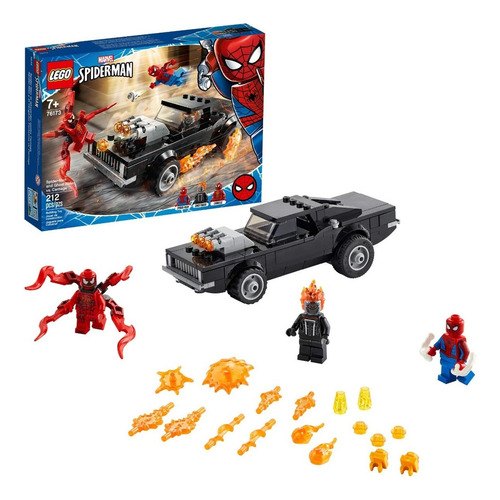 Kit Lego Spiderman Y El Motorista Fantasma Vs Carnage 76173