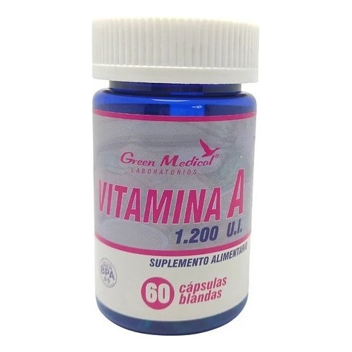 Vitamina A 1.200 U.i. 60 Capsulas Blandas G.m. Agronewen Sabor S/s