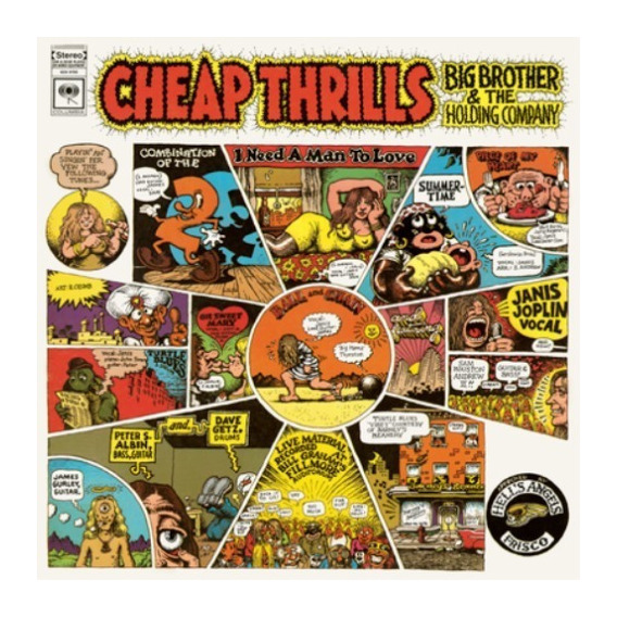 Janis Joplin Cheap Thrills Vinilo Lp Nuevo Importado