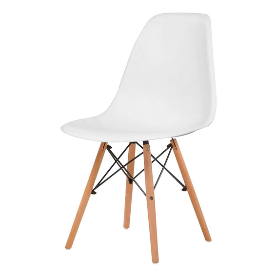 Silla Tipo Eames Para Comedor Negocio Modernas Minimalistas