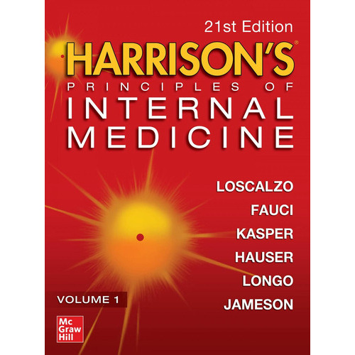 (2vols).harrison's Principles Of Internal Medicine.(51ed), De Loscalzo. Editorial Mc Graw Hill Education Uk, Tapa Blanda En Inglés, 2022