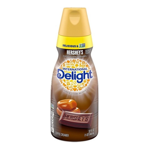 Delight Crema Para Cafe Hersheys Chocolate Caramel 946ml 