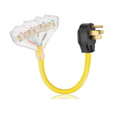 Cable Adaptador De Generador De 50 Amperios 110 V, Cabl...