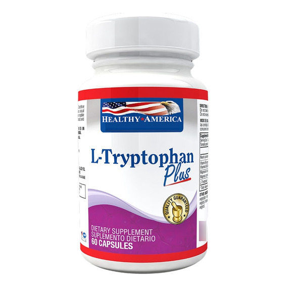 Tryptophan Triptófano 5htp 100mg 60 Cápsulas Healthy America