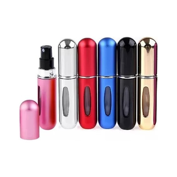 Set X5 Mini Portátil Recargable Perfumero Atomizador Colores