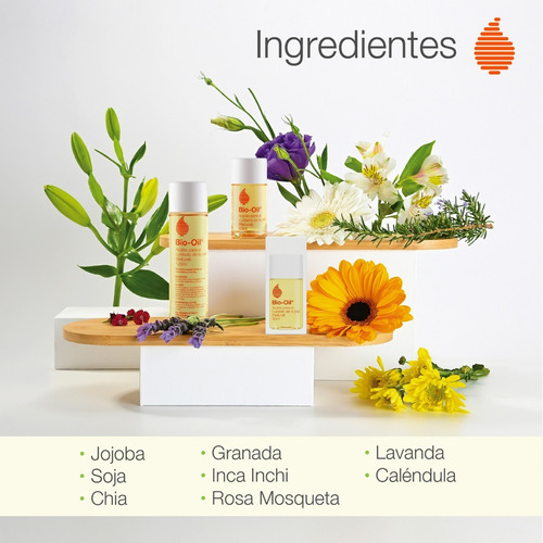 Bio Oil Natural Cuidado De La Piel Estrías Cicatrices 125ml