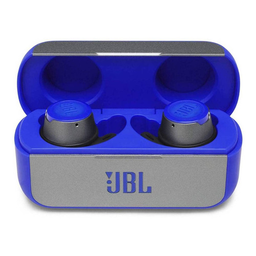 Audífonos in-ear gamer inalámbricos JBL Reflect Flow blue con luz LED
