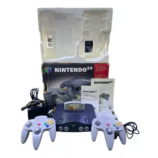 Console Nintendo 64 Original Completo 2 Controles + 1 Fita