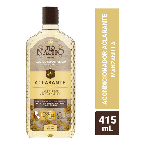 Acondicionador Tío Nacho Aclarante En Botella De 415ml