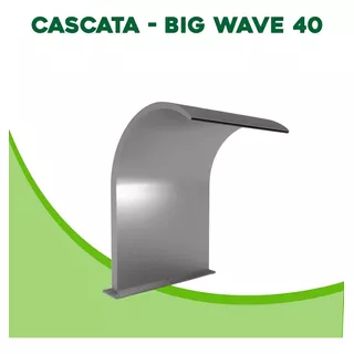 Cascata Piscina Big Wave Inox 40x40cm - Acquamais