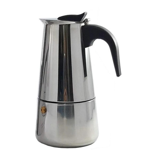 Cafetera Espresso Maker 6 Tazas manual acero italiana