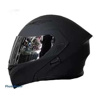 Casco Abatible R7 Rancing Unscarred Doble Mica Negro Mate