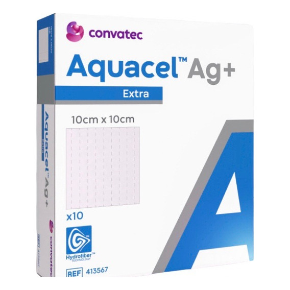 Aquacel Ag+ 10x10cm ( 10 Piezas)