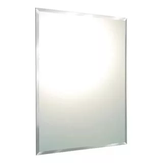 Espelho Banheiro 70x80cm Suporte Invisível - Bisotê 4mm