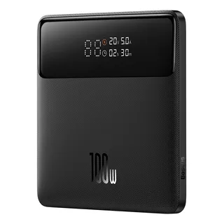 Power Bank Baseus Blade 100w 20000mah Para Macbook Laptop Cor Preto