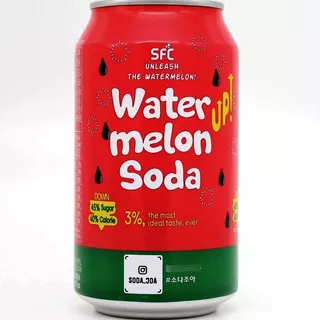 Refrigerante Coreano Sabor Melancia Nutriton & Taste - 350ml