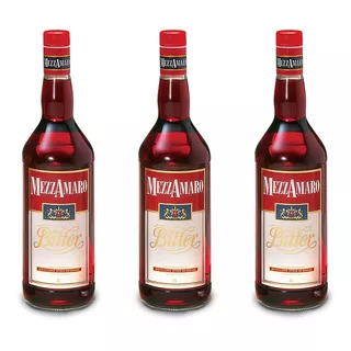 Bitter Mezzamaro 1000ml - 3 Unidades (garrafas)