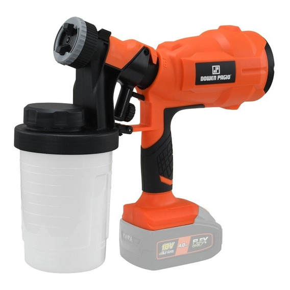 Pistola Para Pintar Flex One Dowen Pagio Sin Batería Color Naranja