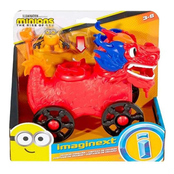 Minions Imaginext Minion Con Vehiculo Disfraz De Dragon