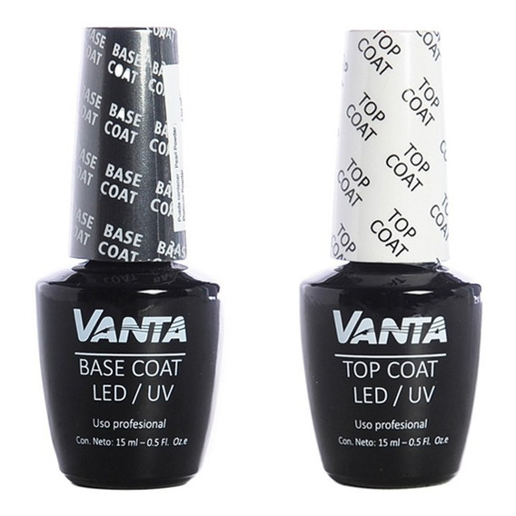 Vanta Kit Base Coat + Top Coat Esmaltes Semipermanentes Uñas