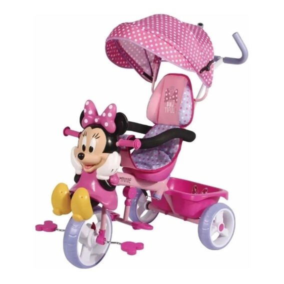 Triciclo Infantil Disney Minnie Mouse 3 En 1.