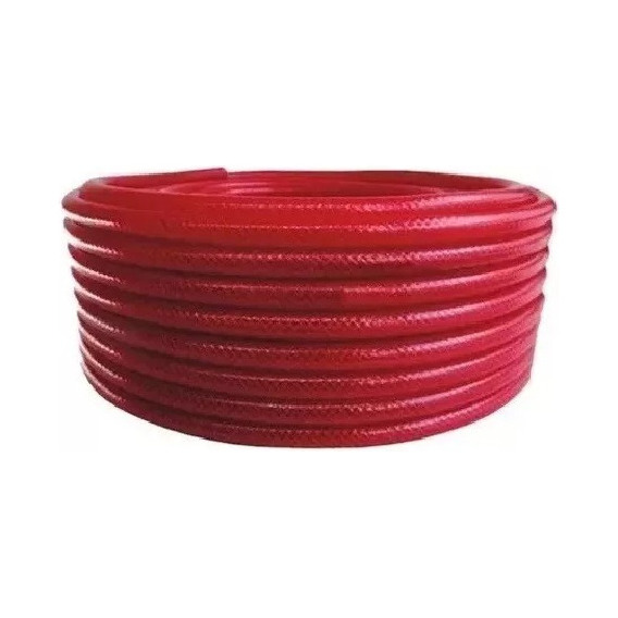 Manguera Roja Compresor Agua/aire 1/4 (6mm) 300 Lbs X 15mts