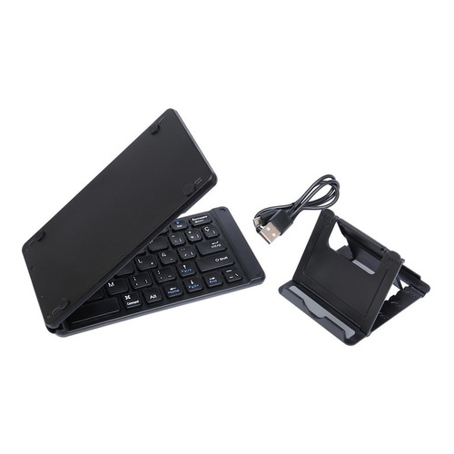 Mini Teclado Bluetooth Plegable Tecmaster Color del teclado Negro