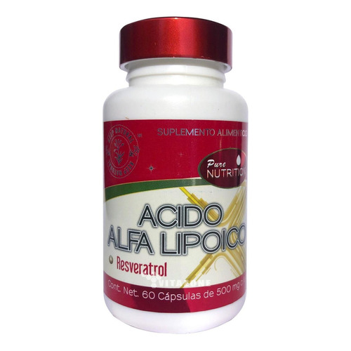 Ácido Alfa Lipoico 500 Mg 60 Cápsulas Keep Natural.