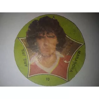 Figurita Maradona * Argentinos J. * Album Super Futbol 1979