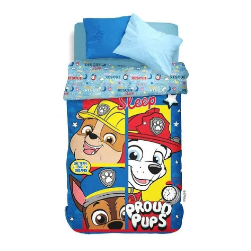 Acolchado 1½ Plaza Infantiles Disney Piñata Diseño De La Tela Paw Patrol - 5589