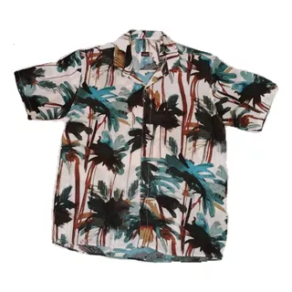 Camisa Hawaiana Hombre Tela Fibrana Talle 48-50-52