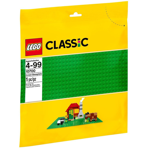Figura Armable Lego Classic Base Verde 1 Pieza 10700