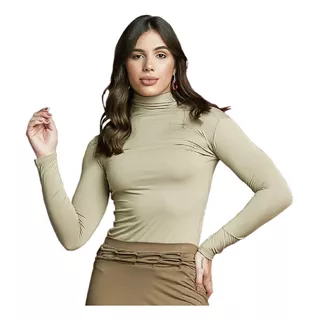 Blusa Cacharréu Gola Alta De Radiosa Moda Inverno 